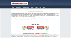 Desktop Screenshot of mysquareonecondosearch.ca